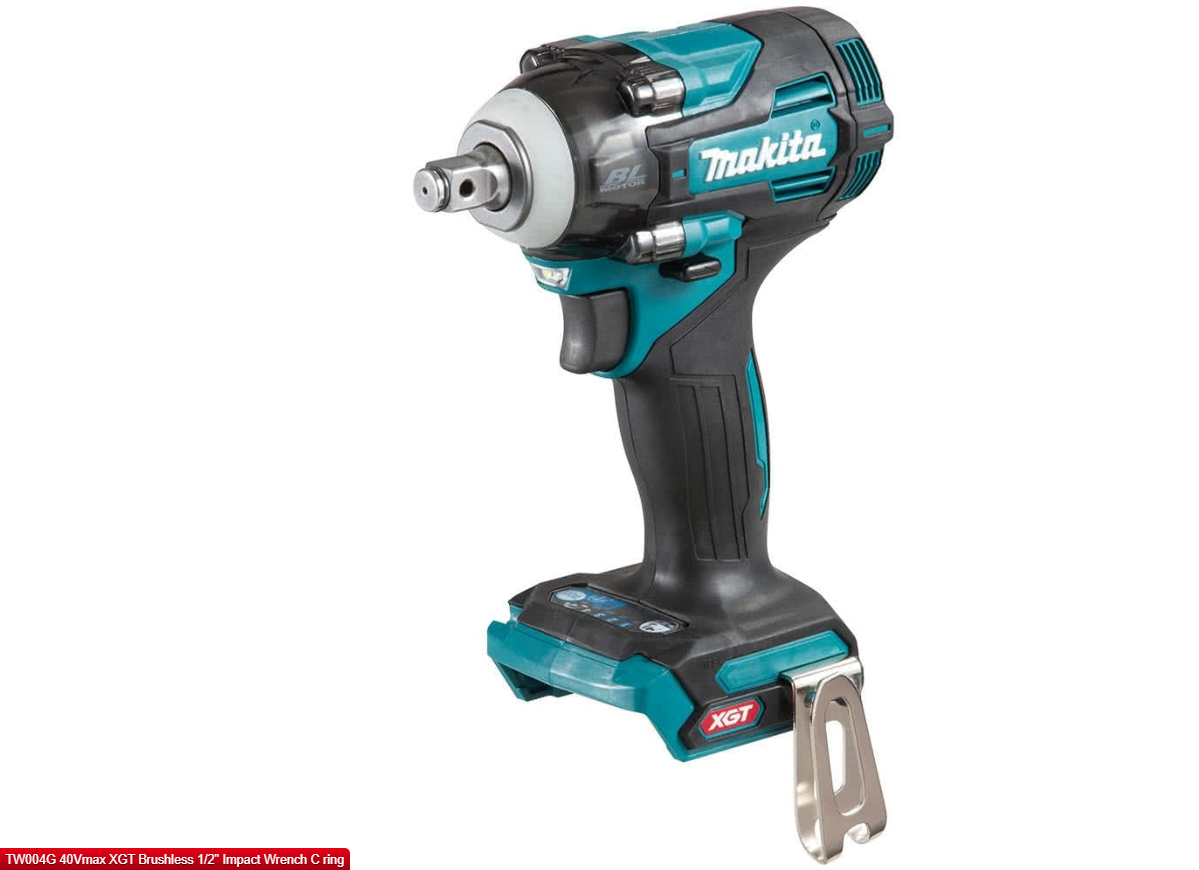 40Vmax XGT Brushless 1/2" Impact Wrench C ring