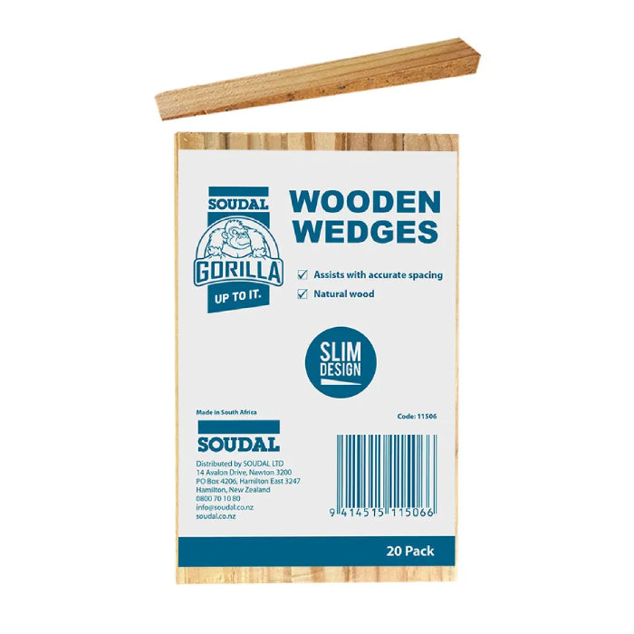 Gorilla Wedges Wooden 200pk