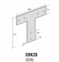 T BRACKET SBK28