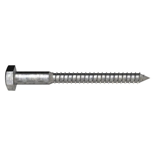 12mm x 180mm Hex HD Coach Screw Stainless Steel T316 (Fortress)