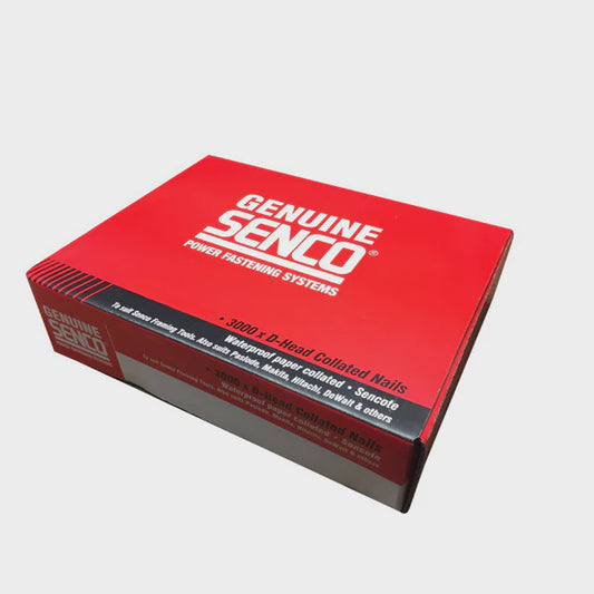 Bright Collated D Head Nails 90mm x 3.15mm – box of 3000 (Senco)