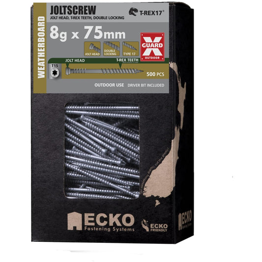 T-REX17 JoltScrew OutDooor XGuard 8g x 75mm, Pack of 500