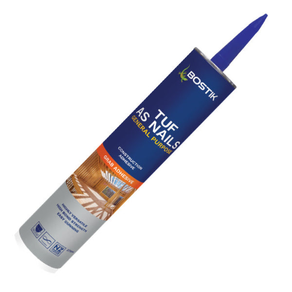 Bostik Tuf As Nails General Purpose Construction Adhesive 375ml Brown