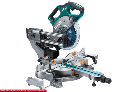 40Vmax XGT Brushless 216mm (8-1/2") Slide Compound Mitre Saw Pack