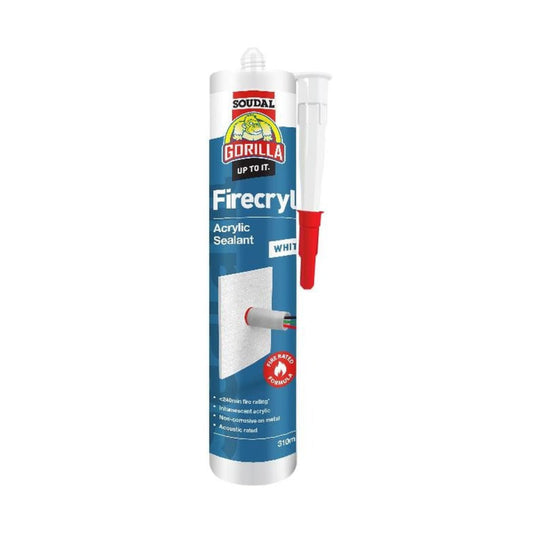Gorilla Firecryl Acrylic Sealant 310ml White