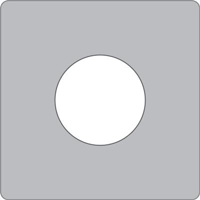 M12 X 50 X 50 X 6 T316 S/S WASHERS SQUARE