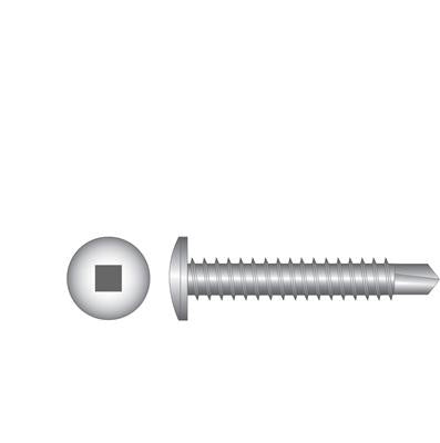 8g x 20mm Pan Square Self-Drilling Screw T410 Stainless Steel