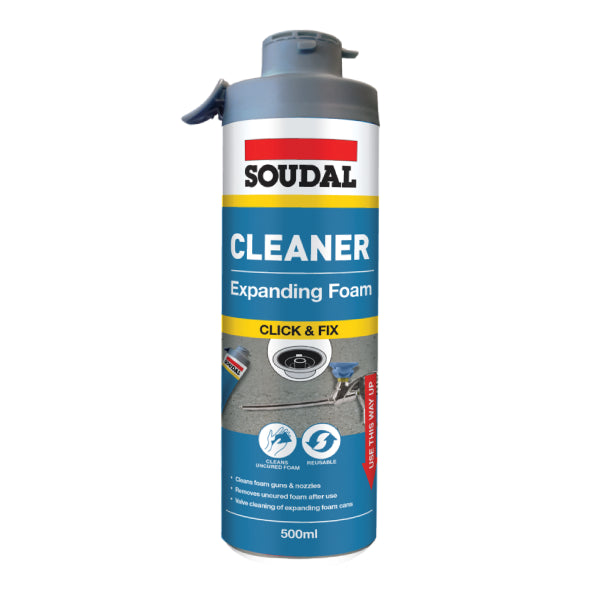 Soudal Expanding Foam Cleaner Click & Fix 500ml
