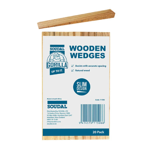 Gorilla Wedges Wooden 200pk