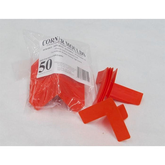 Thermakraft Corner Moulded Piece Plastic 50pk