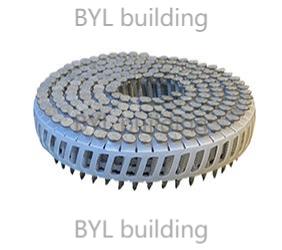 27 x 2.5mm Flat head HDG Ring Shank Plastic Coil Nail 3000PCS/CTN