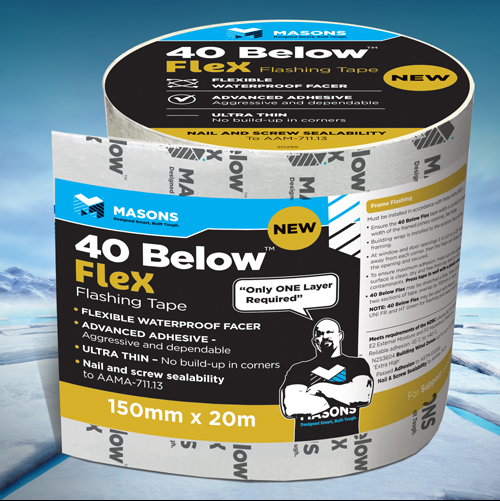 40BELOW FLEX SELF ADHESIVE TAPE 75MM X 20M
