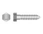 12MM X 120 COACH SCREWS GALV CLASS 4.8 (Fortress)