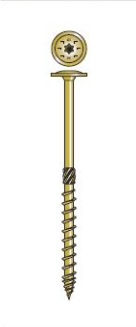 ESCR Partially Threaded Washer Head Structural Timber Screw