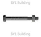 THE 316S/STEEL Engineering Nut & Bolt M12X240