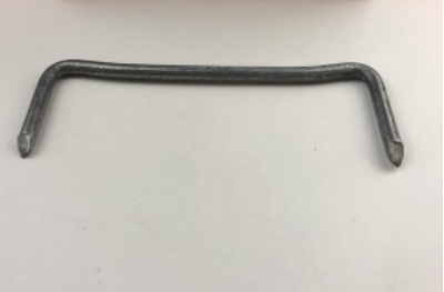Wire dog (U nail) - Galv 100pcs/pack