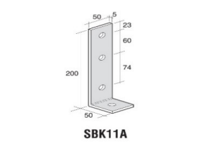 POST SUPPORT BRACKET SBK11A