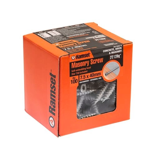 ANKASCREW 7.5MM X 40MM COUNTER SUNK