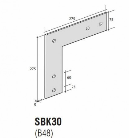 L BRACKET SBK30