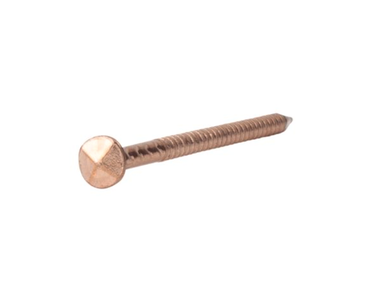 3.25 x 75mm Silicon Bronze Rose Head A/Groove 2KG